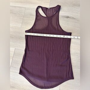 Alo Yoga Purple Tank Top